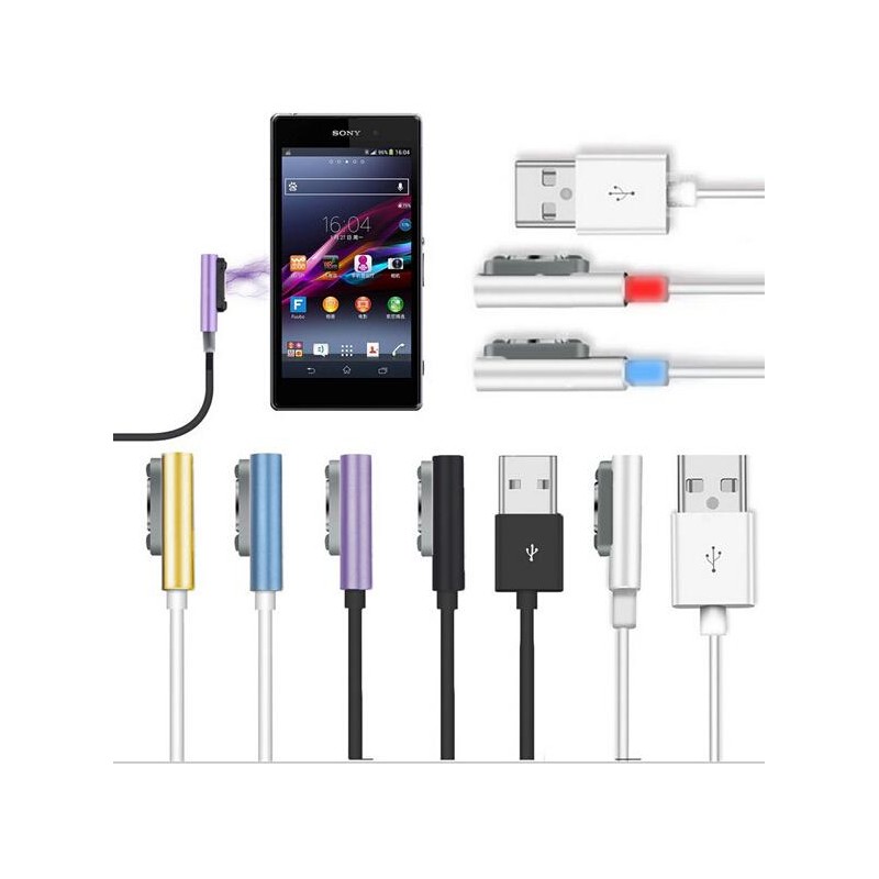 Magnetic Charger Cable For Sony Xperia Z3 Z2 Z1 كيبل شحن لهواتف سوني  اكسبيريا- منصة سلة